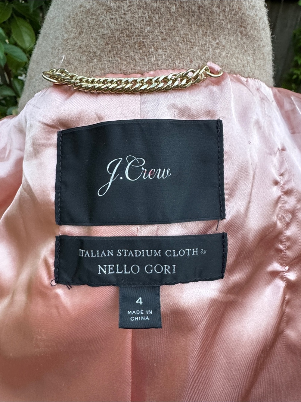 J. Crew Toscana coat in Italian stadium-cloth wool blend, size 4 - Picture 12 of 12